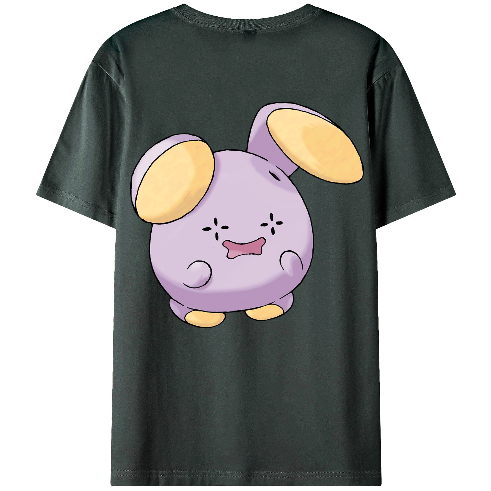 （画像用） ポケットモンスター Pokémon 綿100％ メンズ半袖Tシャツ（バックプリント） 通気性